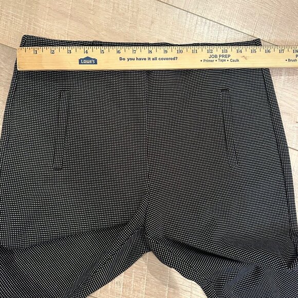 Chicos Womens Black & White Geometric Slim Ankle Pants Size 1 US 8 - Picture 7 of 8